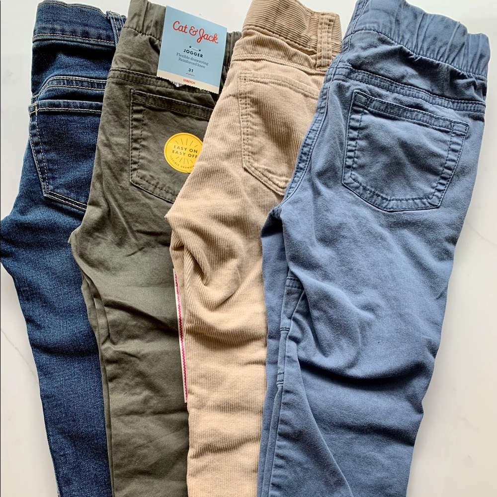 4 pair boys 3t pants